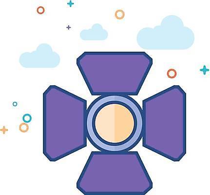 EPS 해외이미지 직업 디자인 옷 산업 백그라운드 컨셉 일러스트 기술 그림자 그래픽 빛 상자 픽토그램 콘서트 장비 기구 공구 등불 램프 손전등 업무 플랫 심볼 오브젝트 사인 윤곽 쇼 스포트라이트 기어 해외일러스트 조명 공연 도구 작업 파일형식 벡터 이미지허브