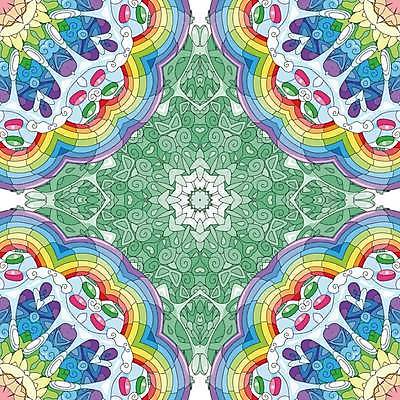 EPS 해외이미지 선 패턴 일러스트 추상 사람없음 그림 만다라 젠탱글 해외일러스트 무늬 파일형식 벡터이미지허브 