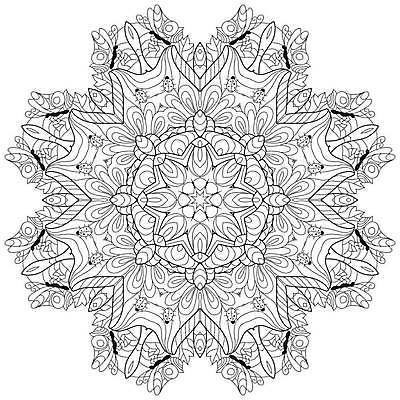 EPS 해외이미지 선 일러스트 추상 사람없음 그림 만다라 젠탱글 해외일러스트 무늬 파일형식 벡터 이미지허브