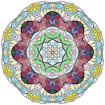 EPS 해외이미지 선 패턴 일러스트 추상 사람없음 그림 만다라 젠탱글 해외일러스트 무늬 파일형식 벡터 이미지허브