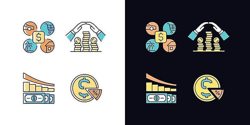 EPS 해외이미지 클립아트 디자인 선 컨셉 돈 일러스트 비즈니스 미술 금융 경제 빛 세트 픽토그램 검은색 웹 어둠 저축 흰색 플랫 계획 야간 만화 하락 심볼 투자 네온 팩 리빙 경영 고립 엘리먼트 예산 자금 테마 과세 방식 문해 비용 해외일러스트 자연요소 컬러 인터넷 문화예술 화장품 재산 세금 파일형식 벡터 뷰티 화장용품 미용용품 오브젝트 이미지허브