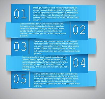 EPS 해외이미지 디자인 일러스트 비즈니스 사람없음 파란색 숫자 사각형 자료 인포그래픽 정보 목차 해외일러스트 도형 문자 컬러 파일형식 벡터 이미지허브