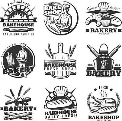 EPS 해외이미지 전신 남자 일러스트 요리사모자 상반신 성인 두명 세트 라벨 빵집 원형 컵케이크 크루아상 심볼 식빵 나무도마 반죽밀대 빵칼 제빵사 화덕 성인남자만 해외일러스트 도형 직업 모자_잡화 빵 프레임 도마 사람 목재 케이크 상점 요리사 나이프 밀대 화로 남자만 성인만 파일형식 벡터 이미지허브