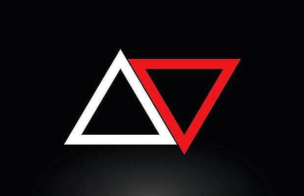 EPS 해외이미지 모양 템플릿 디자인 알파벳 백그라운드 일러스트 회사 비즈니스 빨간색 흰색 편지 심볼 신분 A 엘리먼트 활자 해외일러스트 영어 컬러 활자판 파일형식 벡터 이미지허브