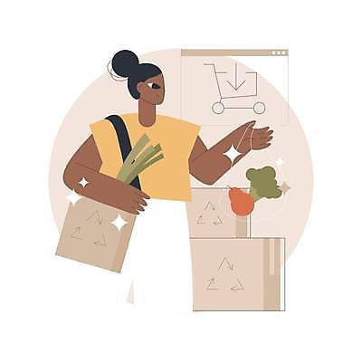 EPS 해외이미지 여자 화살표 채소 일러스트 비닐봉투 한명 들기 상반신 성인 쇼핑백 자연보호 재활용 종이상자 장바구니 에코 재활용품 인터넷창 에코백 성인여자한명만 해외일러스트 1 인터넷 가방 모션 자연 봉투 사람 쇼핑 상자 바구니 환경 보호 친환경 여자한명만 성인여자만 파일형식 벡터 이미지허브