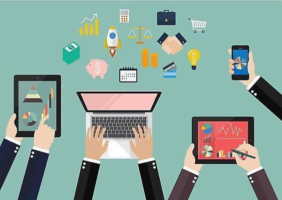 EPS 해외이미지 손 일러스트 비즈니스 모션 협력 함께함 들기 신체부위 노트북 스마트폰 태블릿 손모양 해외일러스트 모양 컨셉 사람 전자제품 핸드폰 스마트기기 파일형식 벡터 손_신체부위 이미지허브