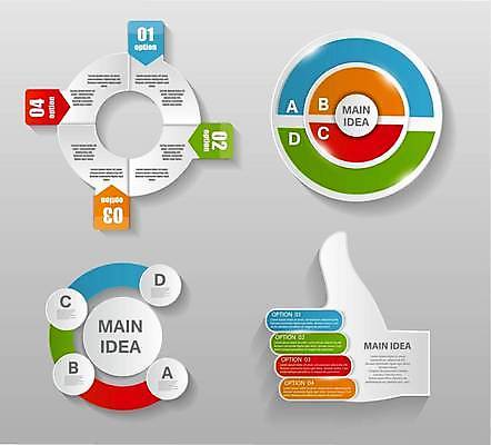 EPS 해외이미지 일러스트 비즈니스 아이디어 사람없음 그래픽 세트 자료 인포그래픽 정보 최고 원형 손모양 순서 목차 해외일러스트 모양 도형 컨셉 파일형식 벡터 손_신체부위 이미지허브
