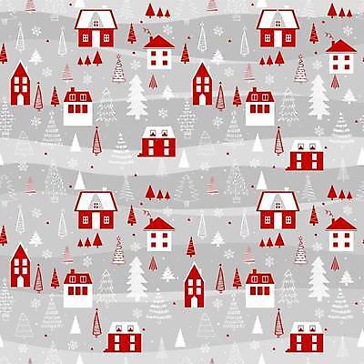JPG 해외이미지 나무 크리스마스 겨울 패턴 일러스트 주택 눈꽃 사람없음 건물 빨간색 크리스마스트리 회색 패턴백그라운드 눈송이 눈꽃무늬 해외일러스트 식물 건축물 계절 기념일 컬러 백그라운드 무늬 눈_날씨 파일형식 이미지허브