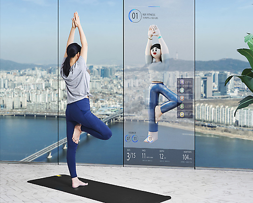 전신 PSD 편집 편집이미지 여자 40대 중년 거실 요가 창문 중년라이프 3D캐릭터 정보기술 두명 뒷모습 운동 3D 스크린 스트레칭 한국인 매트 도시 디지털합성 자기관리 여자만 브륵샤아사나 홈트레이닝 집콕 홈요가 영포티 AI_인공지능 이미지편집 편집3D 캐릭터 라이프스타일 웰빙 뷰포인트 기술 건강 사람 동양인 성인 요가자세 신조어 파일형식 앳홈라이프