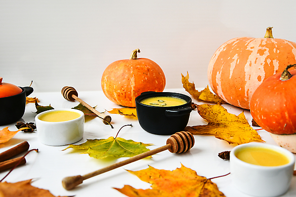 포토 JPG 해외이미지 단풍 낙엽 호박 사람없음 주황색 오브젝트 단호박수프 허니디퍼 해외포토 컬러 잎 채소 도구 수프 파일형식 이미지허브