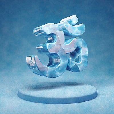 포토 JPG 해외이미지 기호 사람없음 파란색 3D 얼음 입체 오브젝트 힌두교 해외포토 자연요소 문자 종교 컬러 디지털합성 파일형식 이미지허브