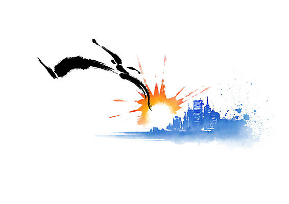 PSD 일러스트 비즈니스 캘리그라피 성공 붓터치 사람모양 빌딩 점프 비즈니스맨 도심 번짐 열정 국내일러스트 모양 남자 감정 컨셉 모션 건물 도시 직장인 파일형식 효과