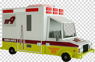 편집 편집이미지 누끼 사람없음 3D소스 3D 구급차 입체 디지털합성 오브젝트 PNG 119 로우폴리 편집소스 자동차 소방 전화번호 파일형식