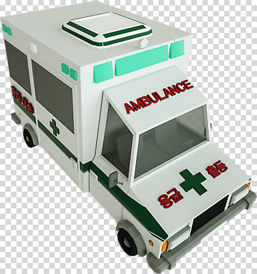 편집 편집이미지 누끼 사람없음 3D소스 3D 구급차 입체 디지털합성 오브젝트 PNG 로우폴리 편집소스 자동차 파일형식
