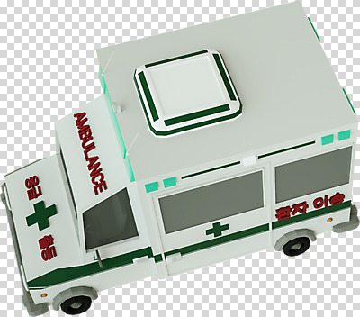 편집 편집이미지 누끼 사람없음 3D소스 3D 구급차 입체 디지털합성 오브젝트 PNG 로우폴리 편집소스 자동차 파일형식