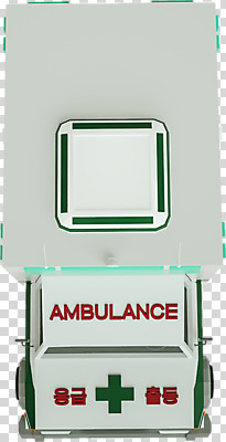 편집 편집이미지 누끼 사람없음 3D소스 3D 구급차 입체 디지털합성 오브젝트 PNG 로우폴리 편집소스 자동차 파일형식