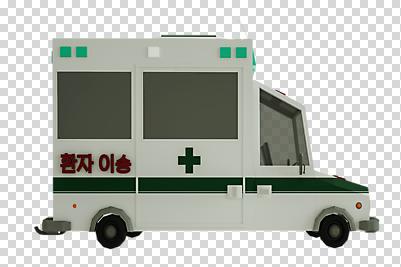 편집 편집이미지 누끼 사람없음 3D소스 3D 구급차 입체 디지털합성 오브젝트 PNG 로우폴리 편집소스 자동차 파일형식
