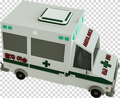 편집 편집이미지 누끼 사람없음 3D소스 3D 구급차 입체 디지털합성 오브젝트 PNG 로우폴리 편집소스 자동차 파일형식