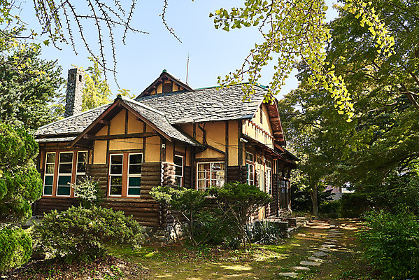 포토 JPG 주간 나무 고건축 잎 풍경 사람없음 야외 관광지 정원 국내여행 군산 이영춘가옥 국내포토 자연요소 식물 건축물 여행 문화재 전라북도 파일형식