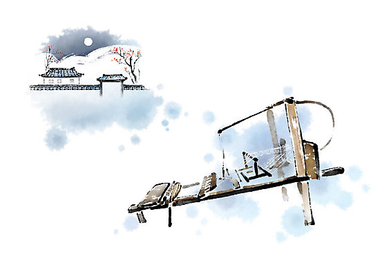 PSD 일러스트 캘리그라피 붓터치 전통소품 기와집 사람없음 동양화 대문 번짐 고향 베틀 국내일러스트 전통 한옥 미술 문 농기구 오브젝트 파일형식 효과