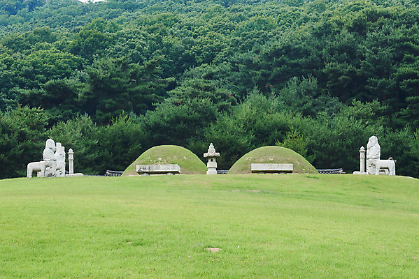 포토 JPG 주간 한국전통 여행 유적지 풍경 사람없음 야외 초록색 여름 관광지 세계문화유산 문화재 역사 한국사 조선시대 왕릉 조선왕릉 능침 김포장릉 인헌왕후 원종 국내포토 자연요소 전통 계절 컬러 고건축 한국 왕 김포 파일형식 왕후