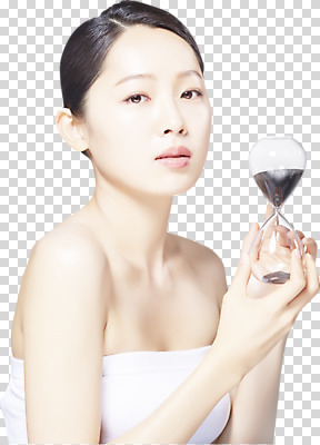 편집이미지 응시 여자 한명 들기 누끼 사람 상반신 20대 성인 옆모습 뷰티 한국인 모래시계 PNG 의료성형뷰티 성인여자한명만 편집소스 1 시선 모래 뷰포인트 시계 모션 동양인 청년 여자한명만 성인여자만 파일형식