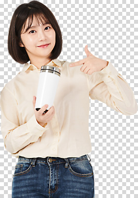 편집이미지 여자 대학생 한명 서기 누끼 사람 상반신 20대 청년 성인 앞모습 자연보호 그린캠페인 한국인 가리킴 에코 PNG 권유 텀블러 성인여자한명만 편집소스 그린슈머 1 학생 캠페인 뷰포인트 모션 자연 동양인 손짓 컵 환경 보호 여자한명만 성인여자만 파일형식