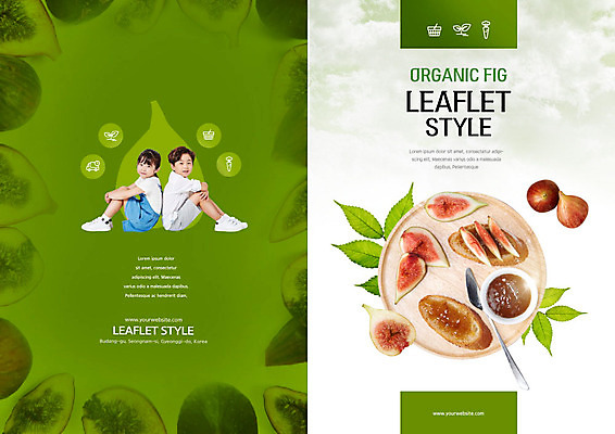 PSD 템플릿 표지디자인 북디자인 출판디자인 여자 남자 어린이 리플렛 북커버 나뭇잎 팜플렛 두명 초록색 한국인 신선 유기농 무화과 나무접시 어린이만 무화과잼 이미지템플릿 접시 웰빙 컬러 잎 과일 사람 동양인 잼 파일형식