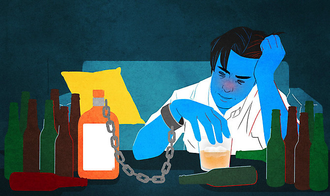 PSD 남자 일러스트 술병 주류 한명 성인 소파 쇠사슬 불안 수갑 사회이슈 중독 알코올중독 소외 성인남자한명만 중독자 국내일러스트 1 감정 음료 컨셉 의자 병_용기 사람 남자한명만 성인남자만 파일형식