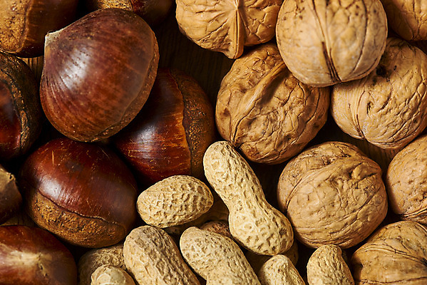 포토 JPG 스튜디오촬영 웰빙 실내 건강 근접촬영 사람없음 하이앵글 여러개 견과류 밤 오브젝트 땅콩 호두 부럼 웰빙음식 플랫레이 슈퍼푸드 국내포토 뷰포인트 다수 내부 플랫 정월대보름 건강식품 건강식 파일형식