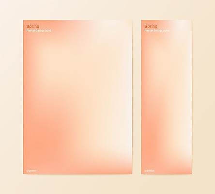 템플릿 배너 배너템플릿 포스터 세로배너 백그라운드 그래픽백그라운드 프레임 사람없음 그래픽 세로 세트 주황색 봄 현수막 그라데이션 파스텔톤 봄배경 AI파일 계절 컬러 파일형식 벡터