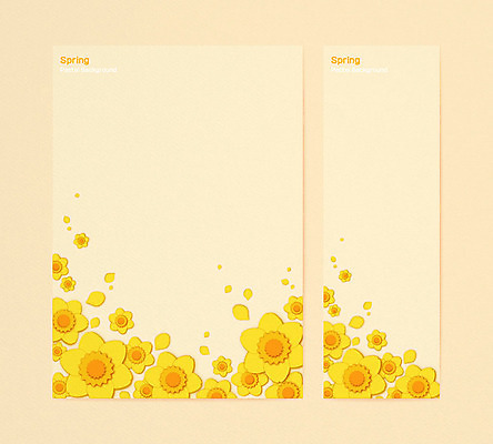 템플릿 배너 배너템플릿 꽃 포스터 세로배너 백그라운드 그래픽백그라운드 프레임 사람없음 그래픽 세로 세트 노란색 봄 현수막 페이퍼아트 불꽃모양 파스텔톤 봄배경 AI파일 모양 식물 계절 컬러 파일형식 벡터