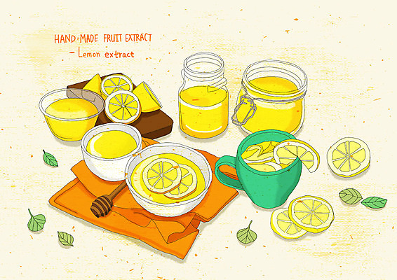PSD 웰빙 잎 일러스트 수채화 도마 건강 사람없음 노란색 직물 맛 레몬 상큼 레몬차 핸드메이드 레몬청 과일청 과일차 국내일러스트 식물 음식 컬러 컨셉 과일 주방용품 차_음료 파일형식