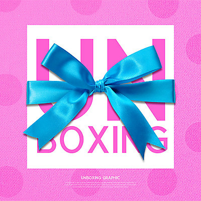 PSD 편집이미지 리본 분홍색 포장 타이포그라피 사람없음 쇼핑 원형 설레임 카피스페이스 언박싱 이미지편집 도형 문자 감정 컬러 공백 파일형식