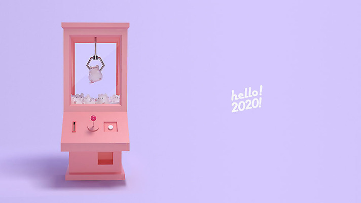 PSD 편집 편집이미지 인형 새해 3D캐릭터 사람없음 3D 귀여움 보라색 여러개 쥐띠 쥐 디지털합성 쥐캐릭터 HELLO 인형뽑기 흰쥐 2020년 경자년 편집3D 캐릭터 컬러 동물캐릭터 다수 컨셉 놀이 십이지신 인사 설치류 연도 파일형식