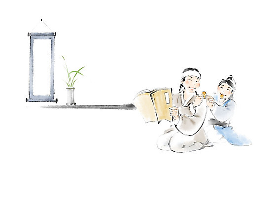 PSD 교육 남자 화분 어린이 일러스트 캘리그라피 수업 붓터치 들기 사람 앉기 소년 두명 책 친구 과자 난초 한복 먹기 번짐 군것질 족자 서당 딴짓 에듀 소년만 스쿨팩 국내일러스트 식물 한국전통 관계 모션 디저트 전통의상 에듀케이션 남자만 어린이만 파일형식 효과