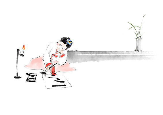 PSD 교육 화분 어린이 일러스트 캘리그라피 수업 붓터치 한명 사람 소녀 붓 졸음 한복 먹 번짐 벼루 호롱불 서당 딴짓 에듀 화선지 소녀한명만 스쿨팩 국내일러스트 1 한국전통 여자 감정 서예 조명 전통의상 한지 에듀케이션 여자한명만 소녀만 파일형식 효과