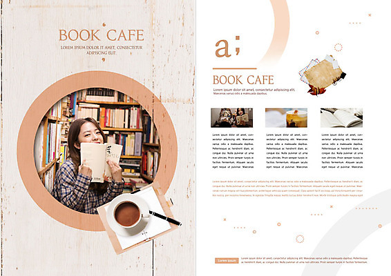 PSD 템플릿 표지디자인 북디자인 출판디자인 여자 내지 커피 리플렛 분홍색 북커버 한명 사람 팜플렛 20대 성인 책 펜 다이어리 한국인 북카페 성인여자한명만 이미지템플릿 1 음료 컬러 동양인 청년 필기구 사무용품 카페 여자한명만 성인여자만 파일형식