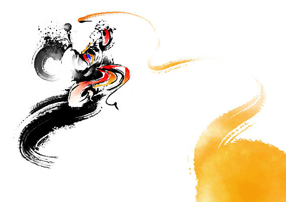 PSD 한국전통 일러스트 캘리그라피 붓터치 한명 전통놀이 풍물놀이 번짐 색동 징 상모 농악꾼 국내일러스트 1 전통 놀이 타악기 한국 국악기 국악 사람 파일형식 효과