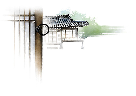 PSD 한국전통 일러스트 캘리그라피 붓터치 한옥 기와 사람없음 대문 번짐 전통문 문고리 전통문살 국내일러스트 전통 고건축 한국 문 문살 파일형식 효과