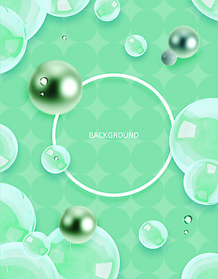 PSD 편집이미지 백그라운드 사람없음 초록색 물방울 원형 입체 버블 입체도형 이미지편집 도형 컬러 파일형식