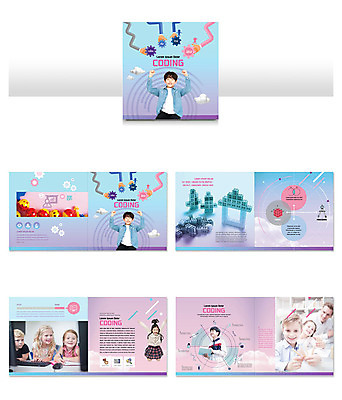 서양인 외국인 템플릿 여자 교육 남자 ZIP 어린이 리플렛 사람 소녀 소년 팜플렛 여러명 성인 10대 컴퓨터 보라색 한국인 즐거움 인디자인 INDD 방과후 코딩 이미지템플릿 감정 컬러 다수 청소년 동양인 인종 전자제품 컴퓨터교육 파일형식
