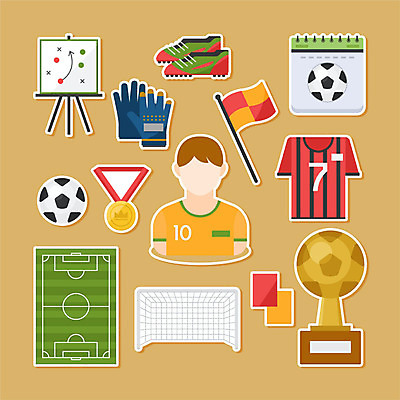 직업 남자 운동화 스티커 유니폼 일러스트 축구공 축구선수 한명 사람 세트 노란색 축구 운동장 깃발 계획 트로피 메달 골대 축구화 금메달 레드카드 골키퍼장갑 국내일러스트 AI파일 1 옷 컬러 신발 컨셉 공 축구용품 스포츠시설 운동선수 경고 구기 공간 글러브 카드_놀이용품 상_우승 상_상패 파일형식 벡터