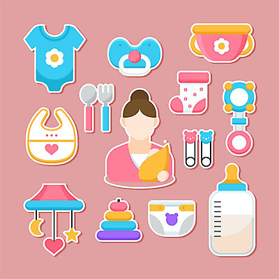 직업 그릇 식기 여자 분홍색 스티커 일러스트 양말 한명 사람 세트 장난감 젖병 노리개젖꼭지 기저귀 딸랑이 유아복 모빌 옷핀 보모 여자한명만 아이돌봄 돌보미 국내일러스트 AI파일 1 옷 컬러 아기용품 여자만 파일형식 벡터 돌봄서비스