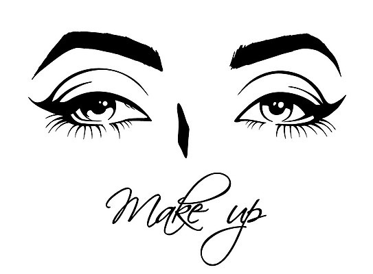 영어 여자 일러스트 캘리그라피 한명 신체부위 화장 뷰티 검은색 성형수술 뷰티샵 속눈썹 눈화장 시술 아이라인 안구 국내일러스트 AI파일 문자 1 컬러 사람 상점 수술 눈썹 파일형식 벡터