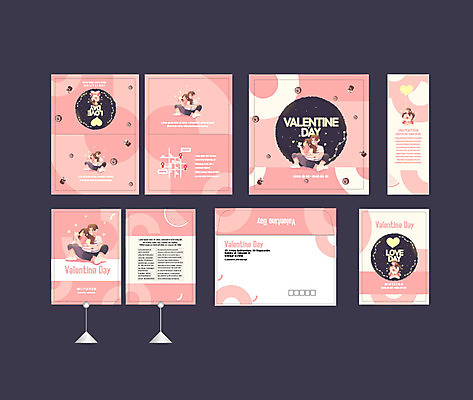 템플릿 배너 커플 배너템플릿 여자 남자 행복 분홍색 발렌타인데이 이벤트 여러명 세트 초콜릿 현수막 도넛 전단 엽서 초대장 약도 소봉투 행사세트 행사템플릿 AI파일 감정 컬러 다수 지도 관계 데이이벤트 디저트 편지봉투 카드_감사 사람 편지 홍보물 파일형식 벡터