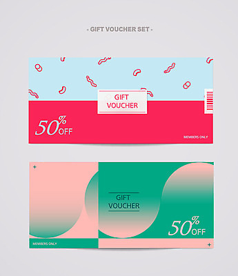 배너 가로배너 일러스트 프레임 사람없음 세트 컬러풀 세일 고급 상품권 쿠폰 결제 그라데이션 기프트카드 국내일러스트 AI파일 컬러 컨셉 가로 카드 파일형식 벡터