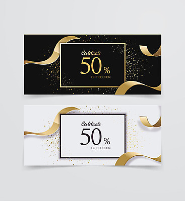 배너 가로배너 리본 일러스트 프레임 사람없음 세트 세일 금색 고급 상품권 쿠폰 결제 금박 기프트카드 국내일러스트 AI파일 컬러 컨셉 가로 카드 파일형식 벡터