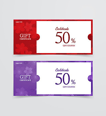 배너 가로배너 꽃무늬 일러스트 프레임 사람없음 빨간색 세트 세일 보라색 고급 상품권 쿠폰 결제 기프트카드 국내일러스트 AI파일 꽃 컬러 컨셉 무늬 가로 카드 파일형식 벡터