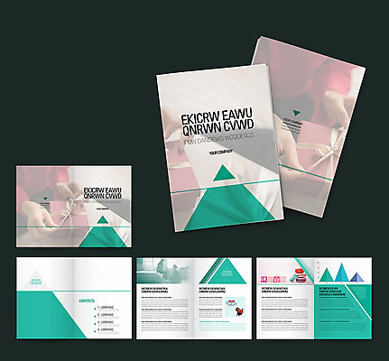 템플릿 손 ZIP 리플렛 발렌타인데이 선물 팜플렛 신체부위 초록색 선물상자 마카롱 인디자인 INDD 이미지템플릿 컬러 데이이벤트 디저트 사람 상자 파일형식